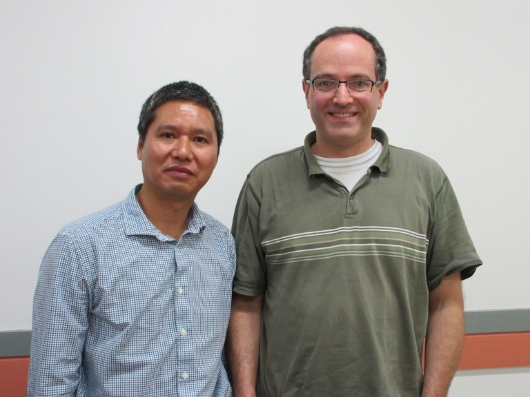 Drs. Zhonglin Mou (L) and Tim McNellis (R) | Image: Christina Dorsey, Penn State