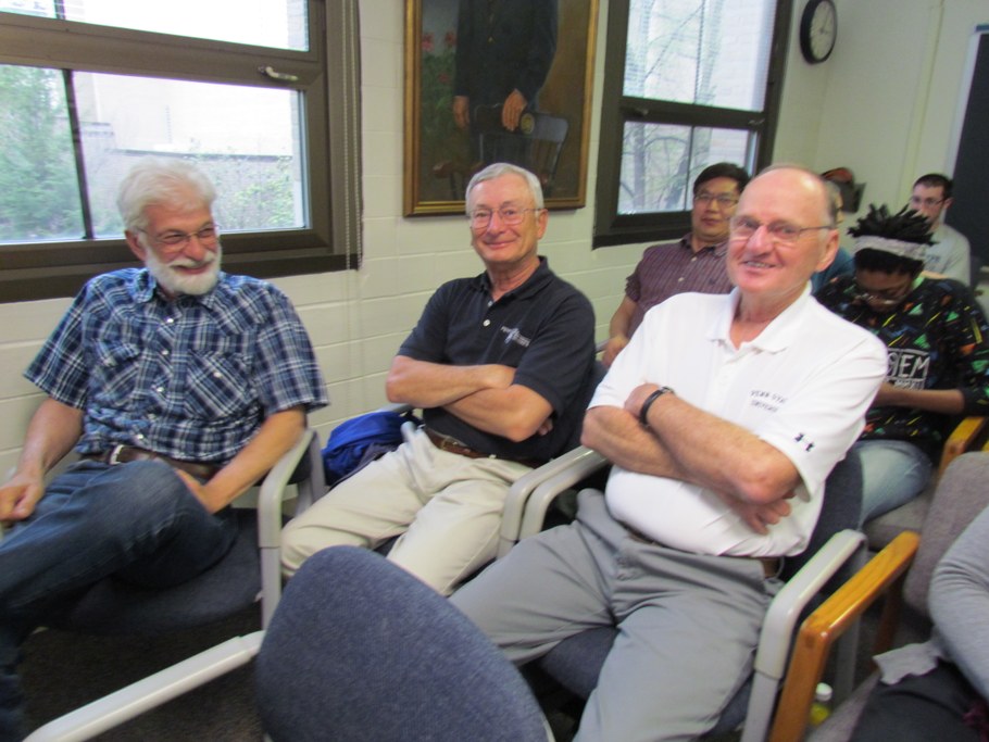 (L-R) Drs. Scott Isard, Fred Gildow, and Don Davis