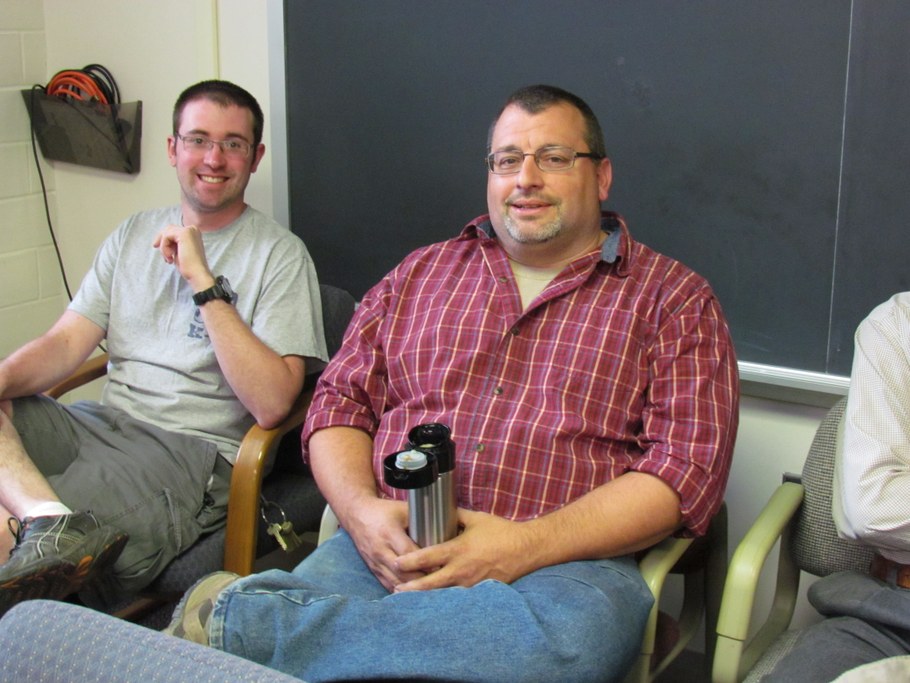 Rob Harvey (L) and Dr. John Pecchia (R)