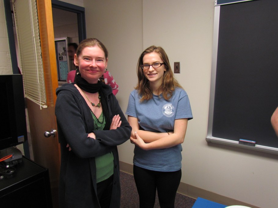 Dr. Michele Mansfield (L) and Lianna Wodzicki (R)