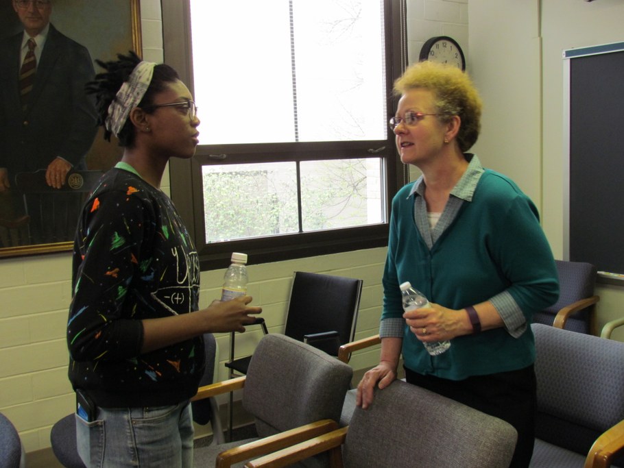 Kayla Echols (L) and Vija Wilkinson (R)
