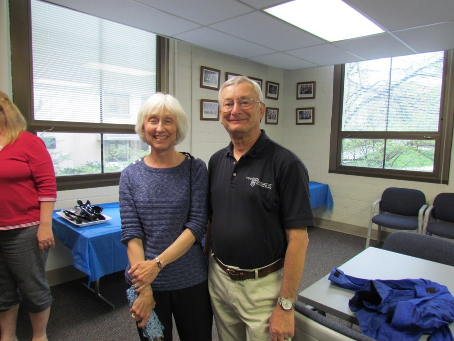 Becky Peplinski (L) and Dr. Fred Gildow (R)