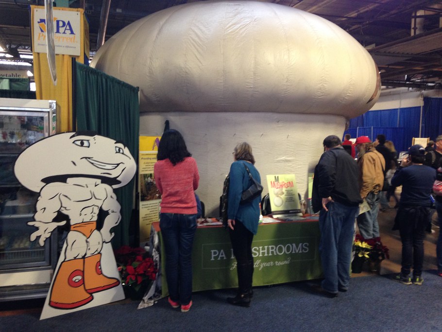 2016 PA Farm Show Mushroom Booth