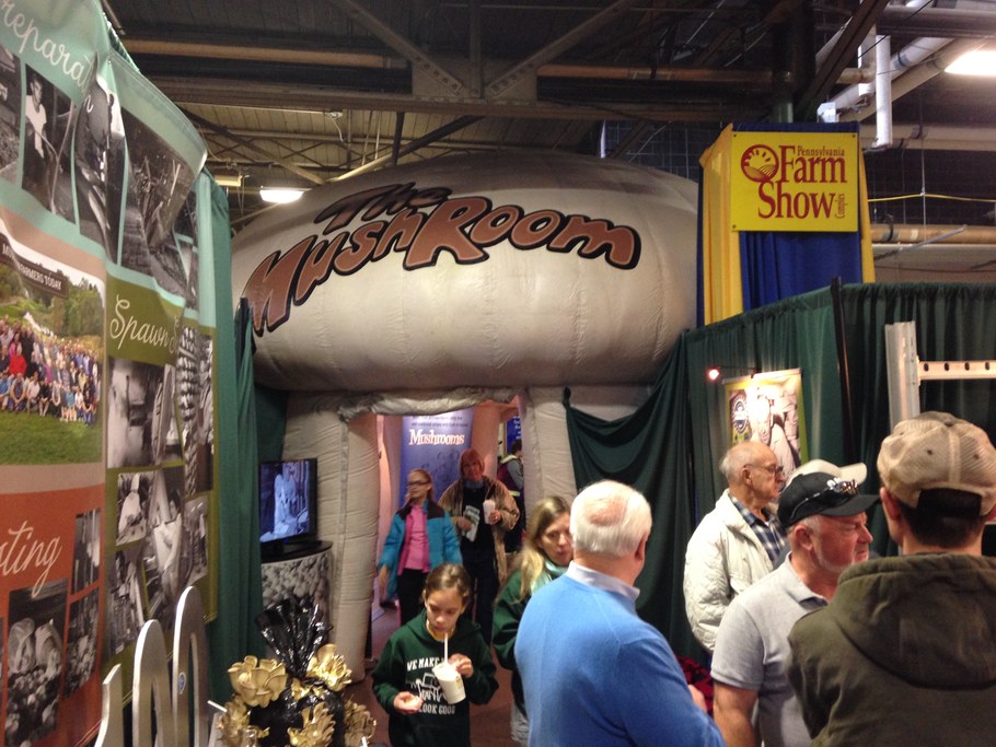 2016 PA Farm Show Mushroom Booth