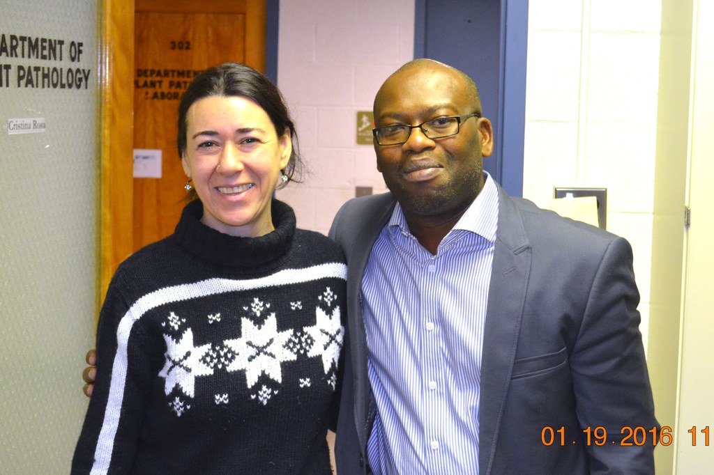 (L-R) Drs. Cristina Rosa and Justin Pita