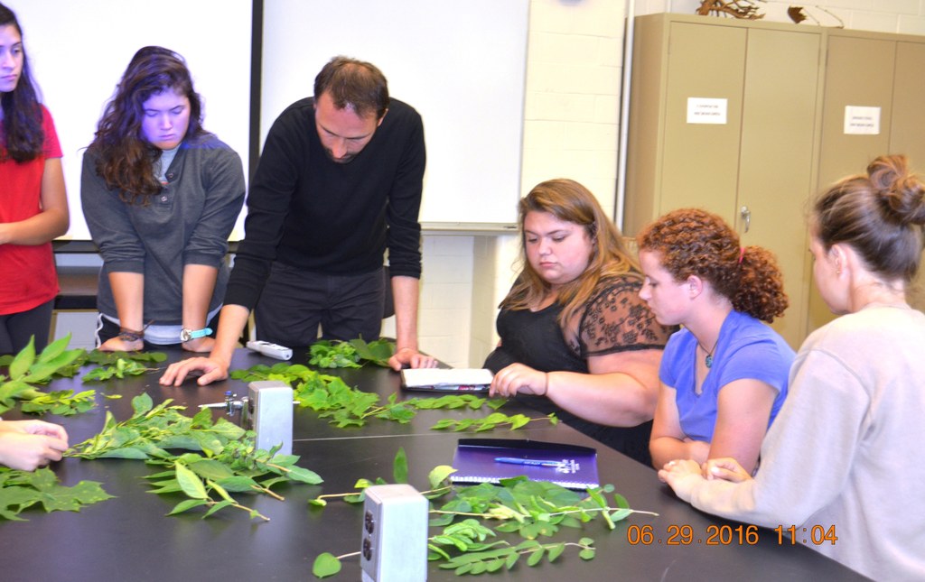 Presenter Dr. Paolo Margaria (4th from right) | Image: Nancy Wenner, Penn State University