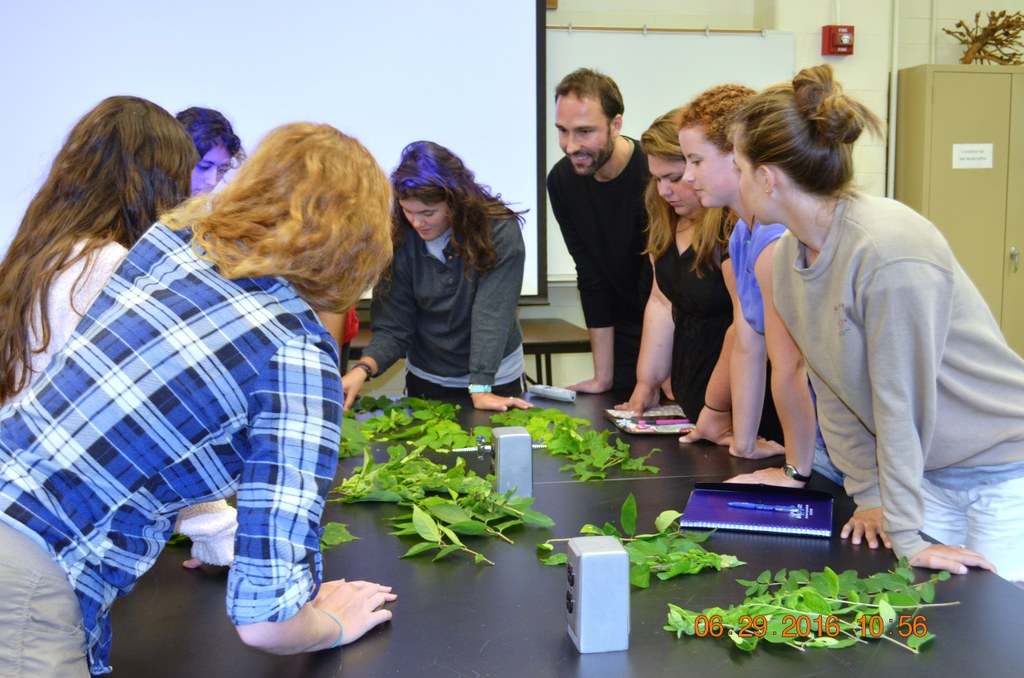 Presenter Dr. Paolo Margaria (4th from right) | Image: Nancy Wenner, Penn State University