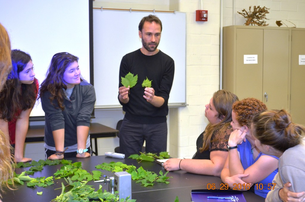 Presenter Dr. Paolo Margaria (4th from right) | Image: Nancy Wenner, Penn State University