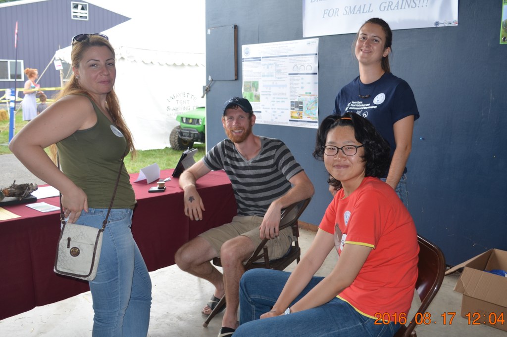 (L-R) Natali Özber, Joe Walls, Kaixi Zhao, and Laura del Sol Bautista Jalón | Image: Nancy Wenner, Penn State University