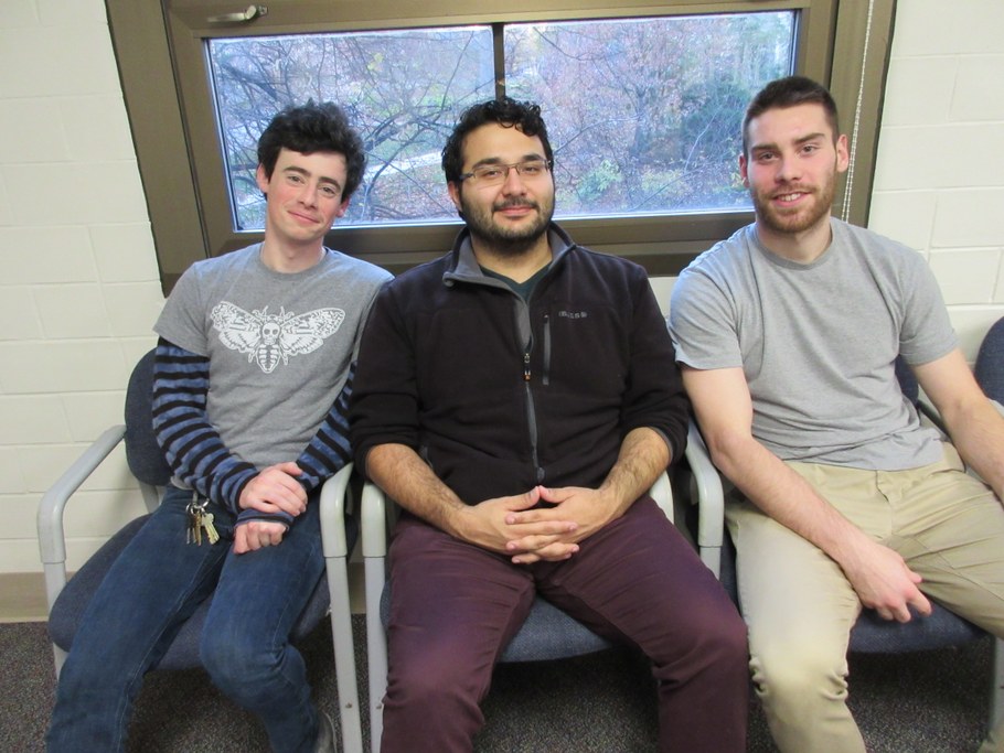 (L-R) John de Soto, Edelio Bazán, and Matt Wheatley | Image: Christina Dorsey, Penn State University