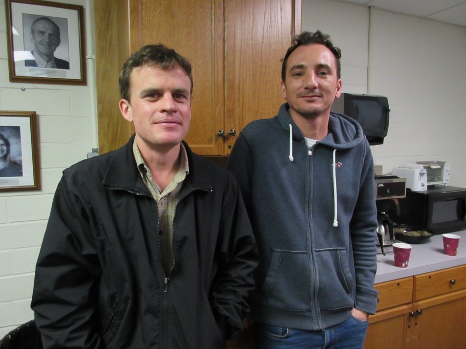 Phillip Martin (L) and Fabrício Vieira (R) | Image: Christina Dorsey, Penn State University