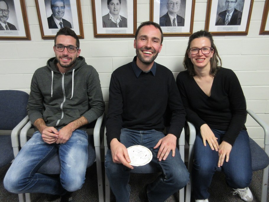 Dr. Paolo Margaria (center) | Image: Christina Dorsey, Penn State University