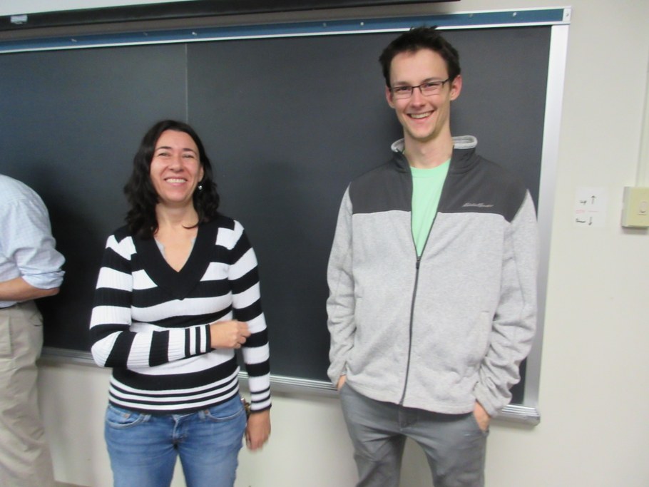 Dr. Cristina Rosa (L) and Chris Ramage (R) | Image: Christina Dorsey, Penn State University