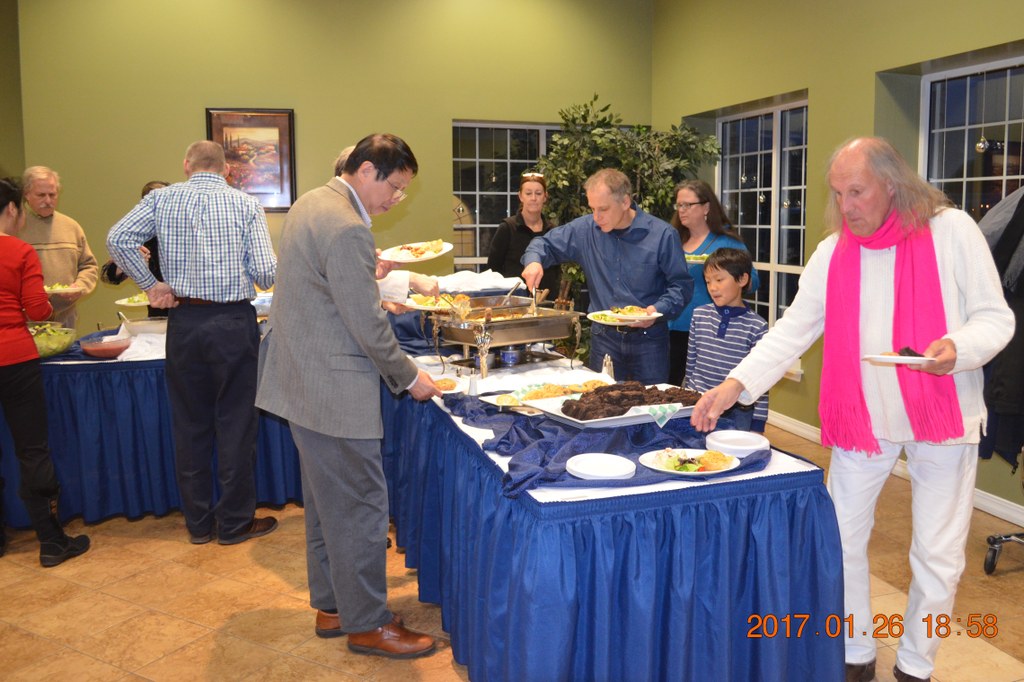Yinong Yang (foreground center) and Jean-Philippe Fillettaz (R) | Image: Nancy Wenner, Penn State University