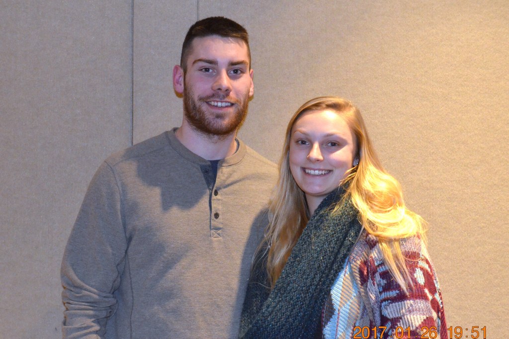 Matt Wheatley and Taylor Foxhall | Image: Nancy Wenner, Penn State University