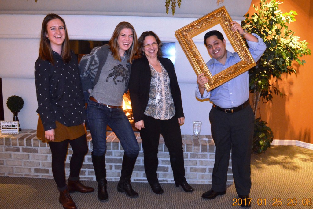 (L-R) Laura del Sol Bautista Jalón, Genna Tesdall, María del Mar Jiménez Gasco, and Freddy Magdama | Image: Nancy Wenner, Penn State University