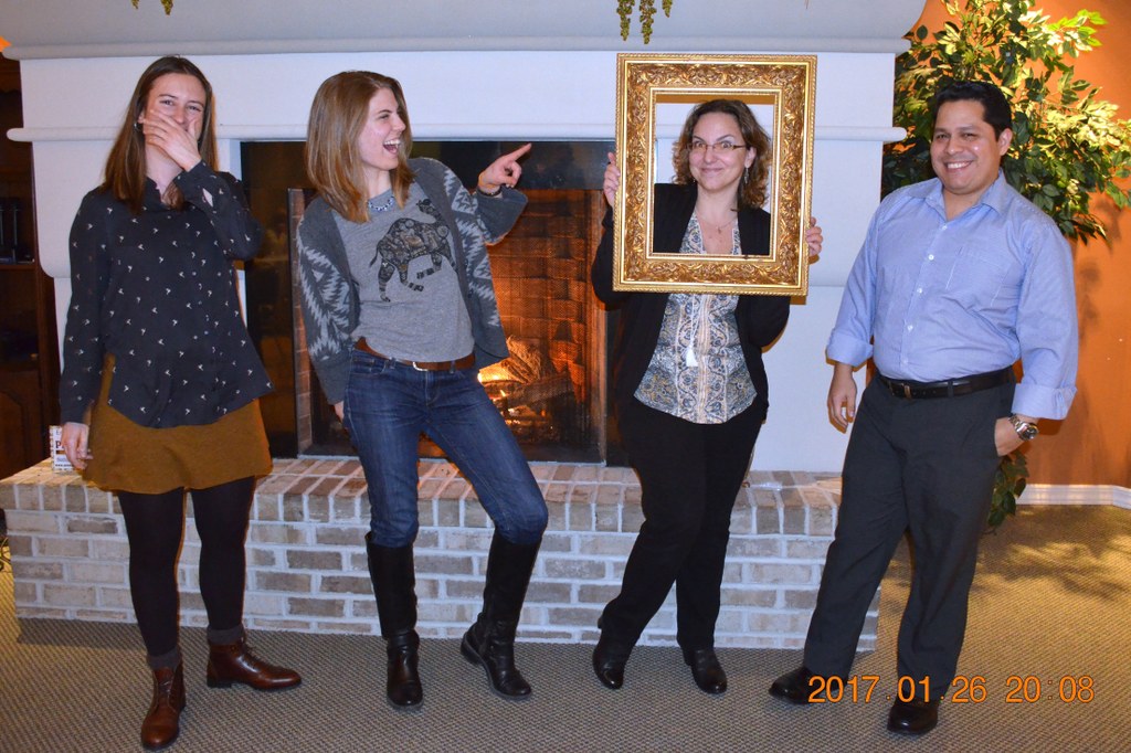 (L-R) Laura del Sol Bautista Jalón, Genna Tesdall, María del Mar Jiménez Gasco, and Freddy Magdama | Image: Nancy Wenner, Penn State University
