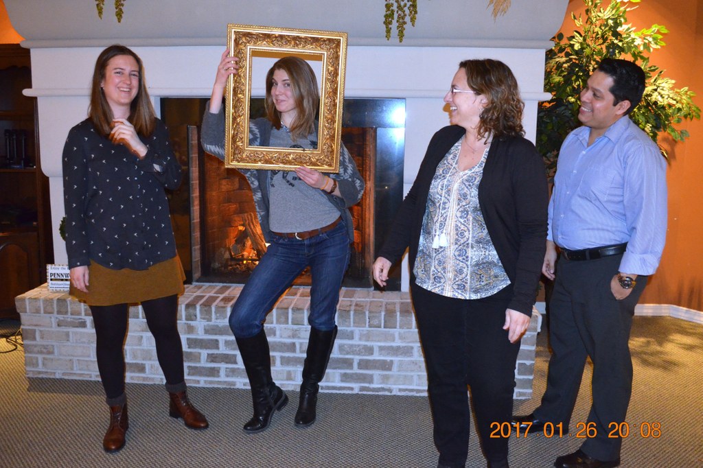 (L-R) Laura del Sol Bautista Jalón, Genna Tesdall, María del Mar Jiménez Gasco, and Freddy Magdama | Image: Nancy Wenner, Penn State University