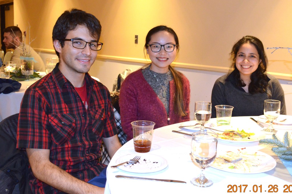 (L-R) Juan Francisco Iturralde Martinez, Siyi Ge, and Emma Rosenthal | Image: Nancy Wenner, Penn State University