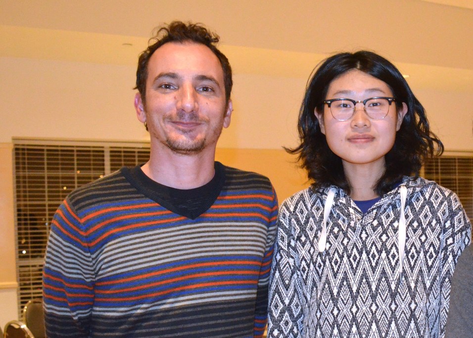 (L-R) Fabrício Rocha Vieira and Kaixi Zhao | Image: Nancy Wenner, Penn State University