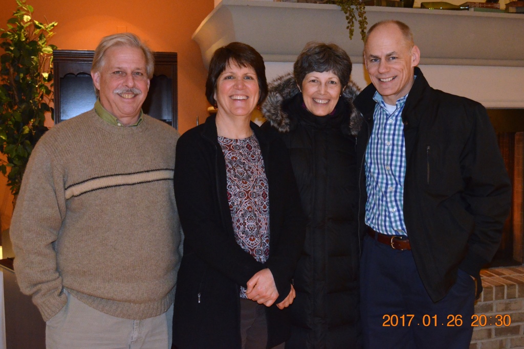 (L-R) Daryl Sinn, Judy Sinn, Christina Dorsey, and Dan Dorsey | Image: Nancy Wenner, Penn State University