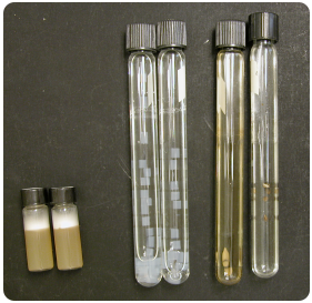 3 sets of pair of test tubes